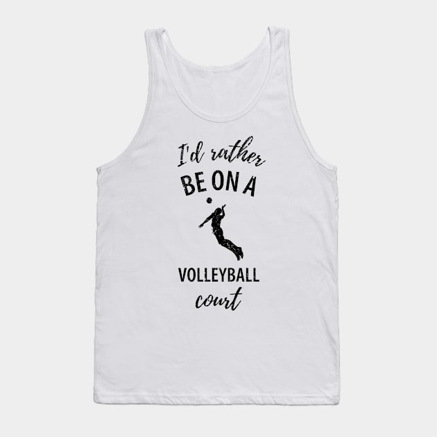 Volleyball Sport Team Play Gift Tank Top by Johnny_Sk3tch